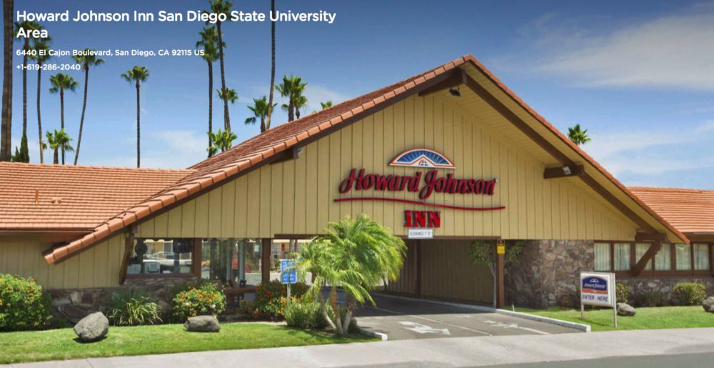 Howard Johnson University Inn - Sdsu - San Diego State University Exterior photo